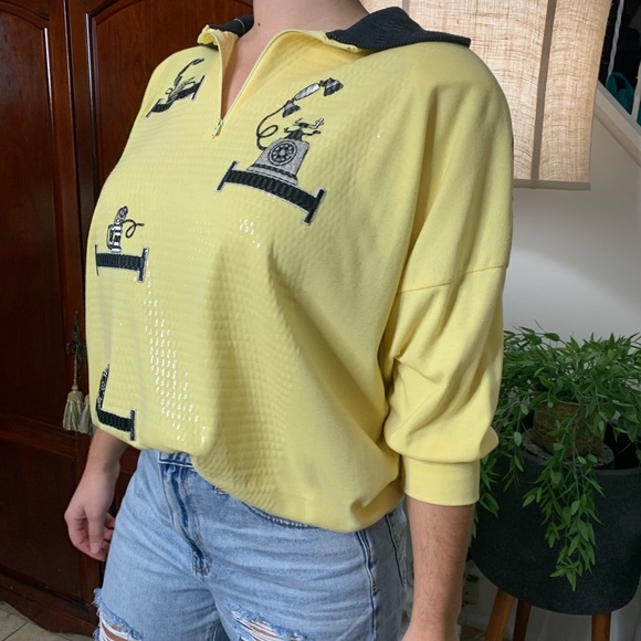 50’s Vintage Telephone Top - Picture 1 of 9